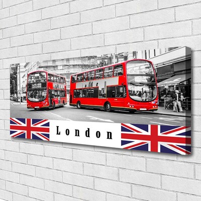 Fototryck canvas London Bus Art