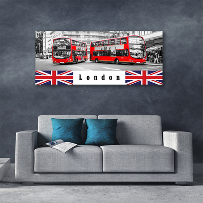 Fototryck canvas London Bus Art