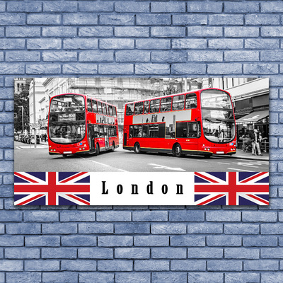 Fototryck canvas London Bus Art