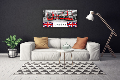 Fototryck canvas London Bus Art