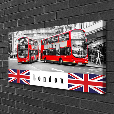 Fototryck canvas London Bus Art