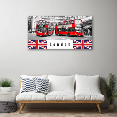 Fototryck canvas London Bus Art