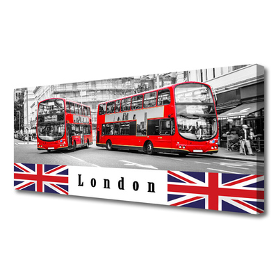 Fototryck canvas London Bus Art