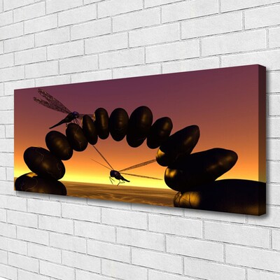 Fototryck canvas Sländor Insekter Art