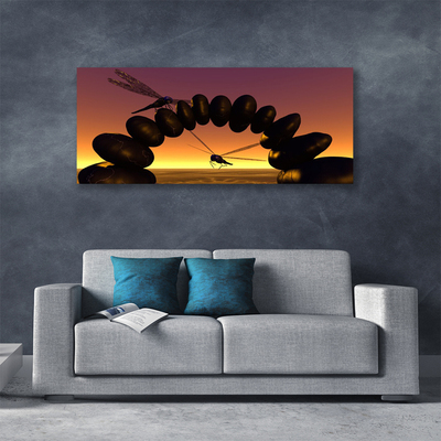 Fototryck canvas Sländor Insekter Art