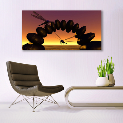 Fototryck canvas Sländor Insekter Art