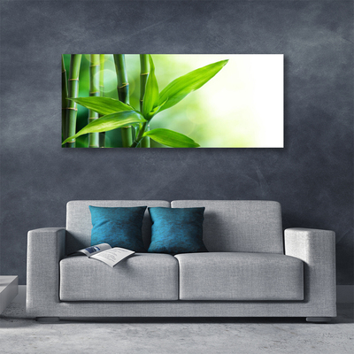 Bild canvas Bambu bladväxt natur