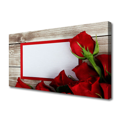 Fototryck canvas Roses Blommor Plant