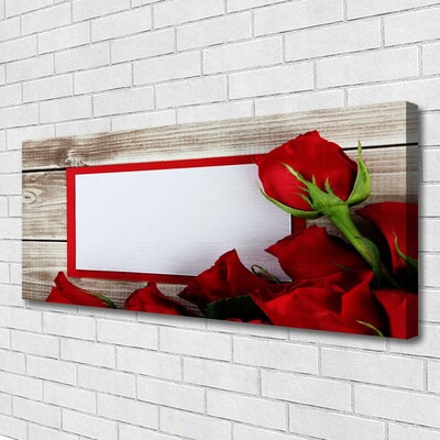 Fototryck canvas Roses Blommor Plant