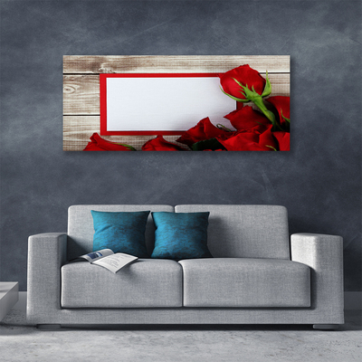 Fototryck canvas Roses Blommor Plant