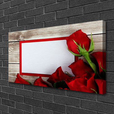 Fototryck canvas Roses Blommor Plant