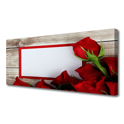 Fototryck canvas Roses Blommor Plant