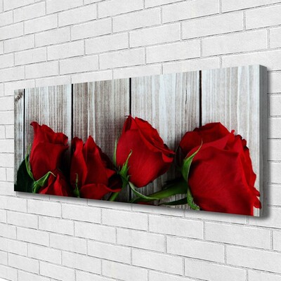 Canvas bild Roses Blommor Plant