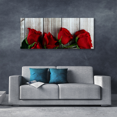 Canvas bild Roses Blommor Plant