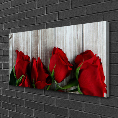 Canvas bild Roses Blommor Plant