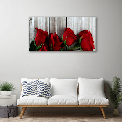 Canvas bild Roses Blommor Plant