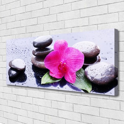 Canvas bild Blomma Orchid Art