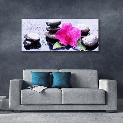 Canvas bild Blomma Orchid Art