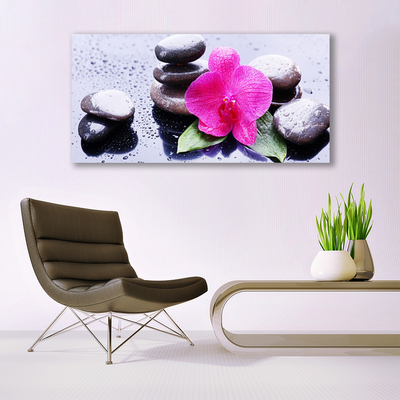 Canvas bild Blomma Orchid Art