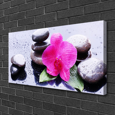 Canvas bild Blomma Orchid Art