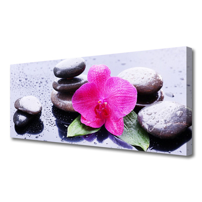 Canvas bild Blomma Orchid Art