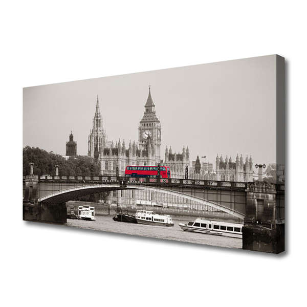 Canvas bild London Bridge Big Ben