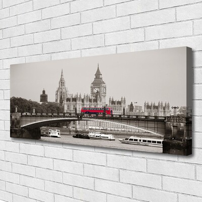 Canvas bild London Bridge Big Ben