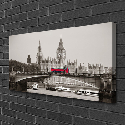 Canvas bild London Bridge Big Ben