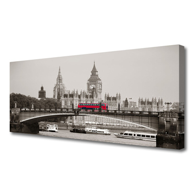 Canvas bild London Bridge Big Ben