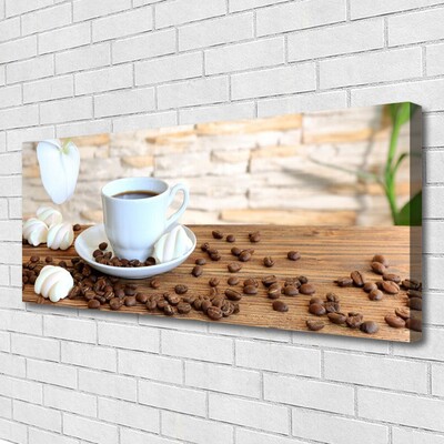 Fototryck canvas Kaffebönmugg Kök