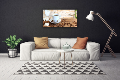 Fototryck canvas Kaffebönmugg Kök