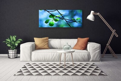 Fototryck canvas Grenblad Växtnatur