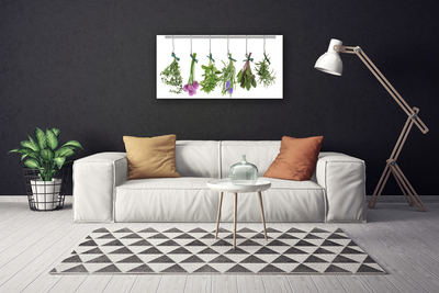 Fototryck canvas Kronblad Plant Kök