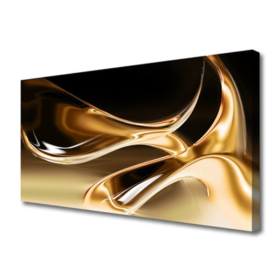 Canvas bild Guld abstrakt konstkonst