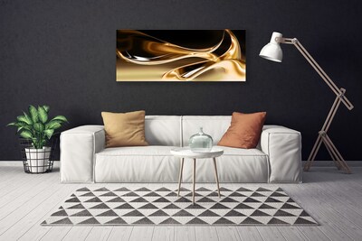 Canvas bild Guld abstrakt konstkonst