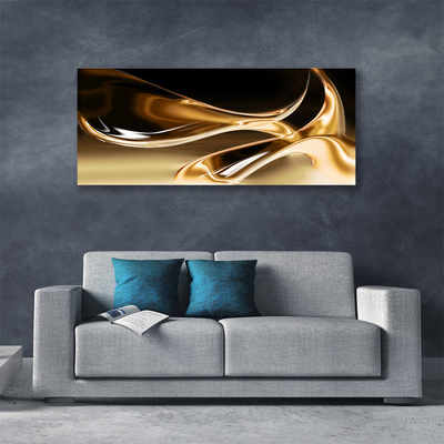 Canvas bild Guld abstrakt konstkonst