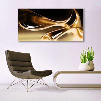 Canvas bild Guld abstrakt konstkonst