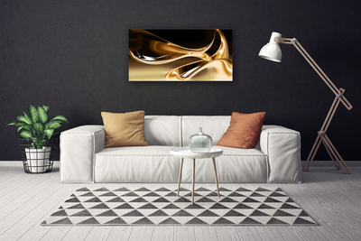 Canvas bild Guld abstrakt konstkonst