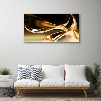 Canvas bild Guld abstrakt konstkonst