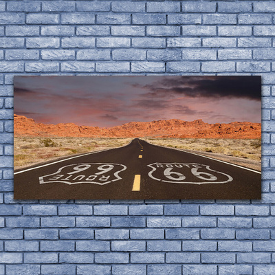 Bild canvas Highway Road Desert