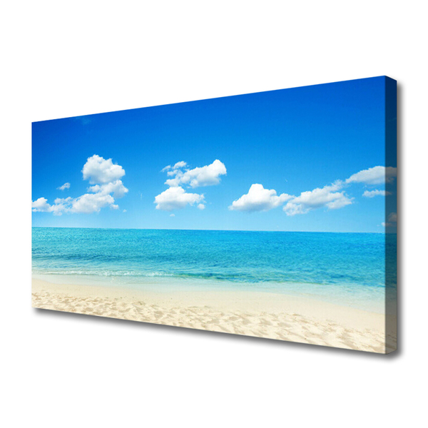 Canvas bild Havsblå himmel
