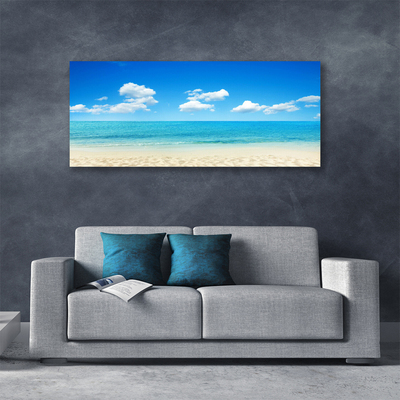 Canvas bild Havsblå himmel
