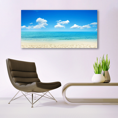 Canvas bild Havsblå himmel