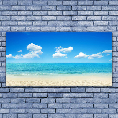 Canvas bild Havsblå himmel