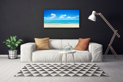 Canvas bild Havsblå himmel