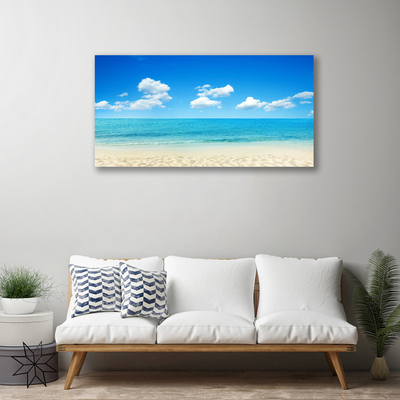 Canvas bild Havsblå himmel