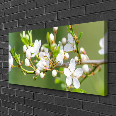 Bild canvas Blommor Grenar Blad fruktträdgård