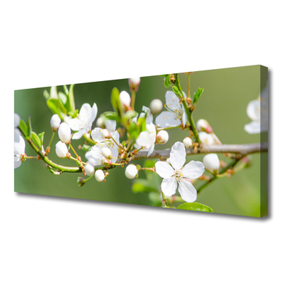 Bild canvas Blommor Grenar Blad fruktträdgård