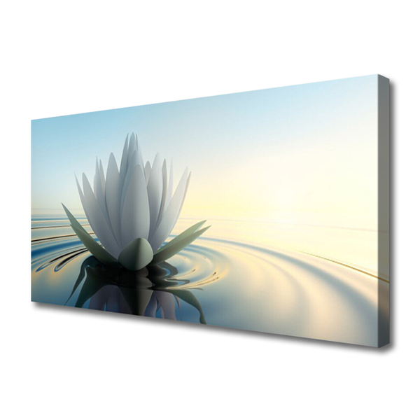 Fototryck canvas Näckrosdamm Natur