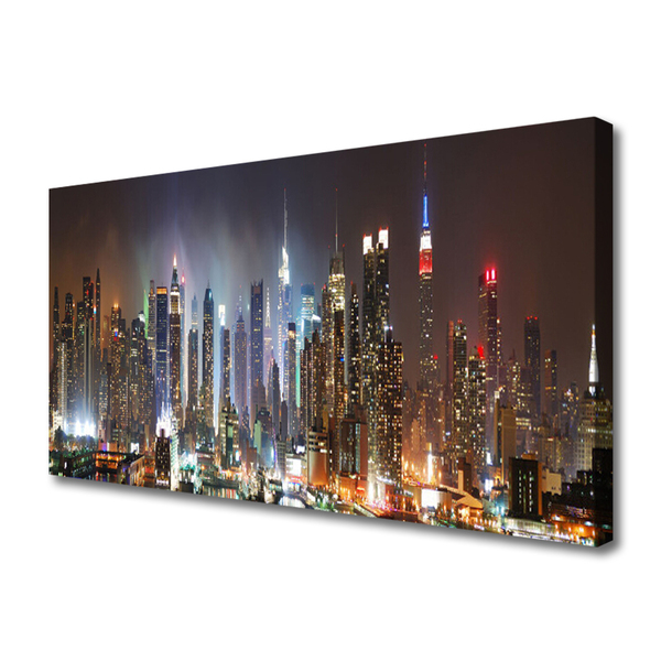 Bild canvas Night City New York